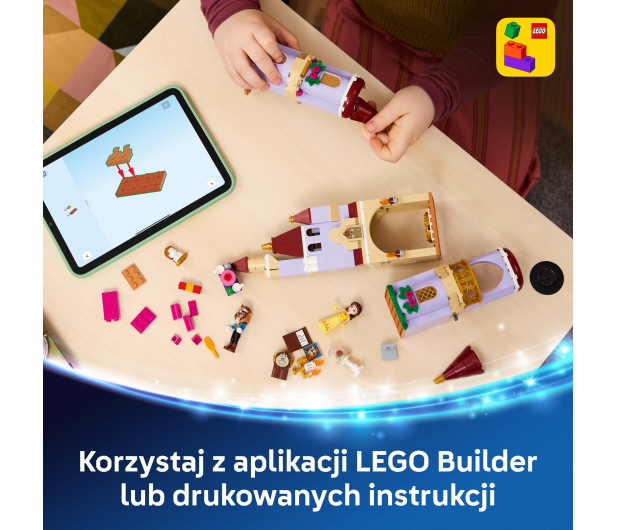 LEGO DISNEY 43289 Zaczarowany zamek Pięknej i Bestii - 1529798 - zdjęcie 8